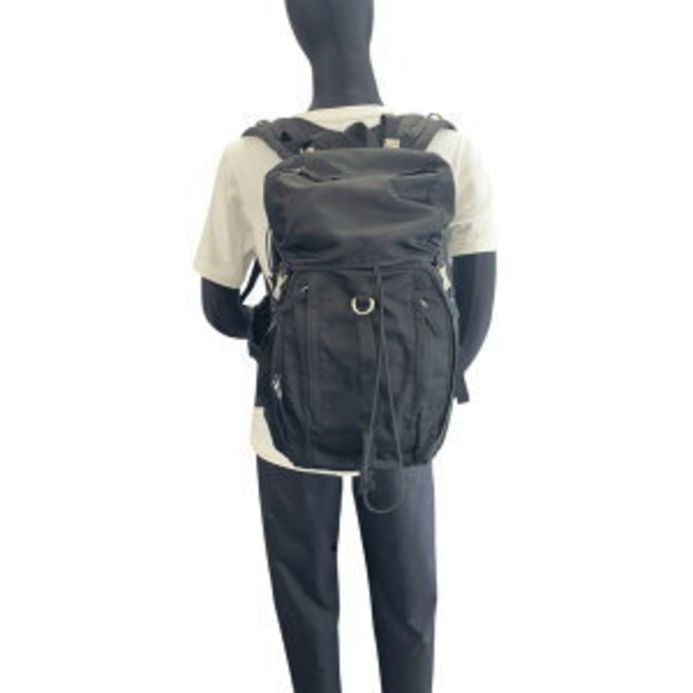 Prada Tessuto Black Backpack Triangular Nylon - image 4